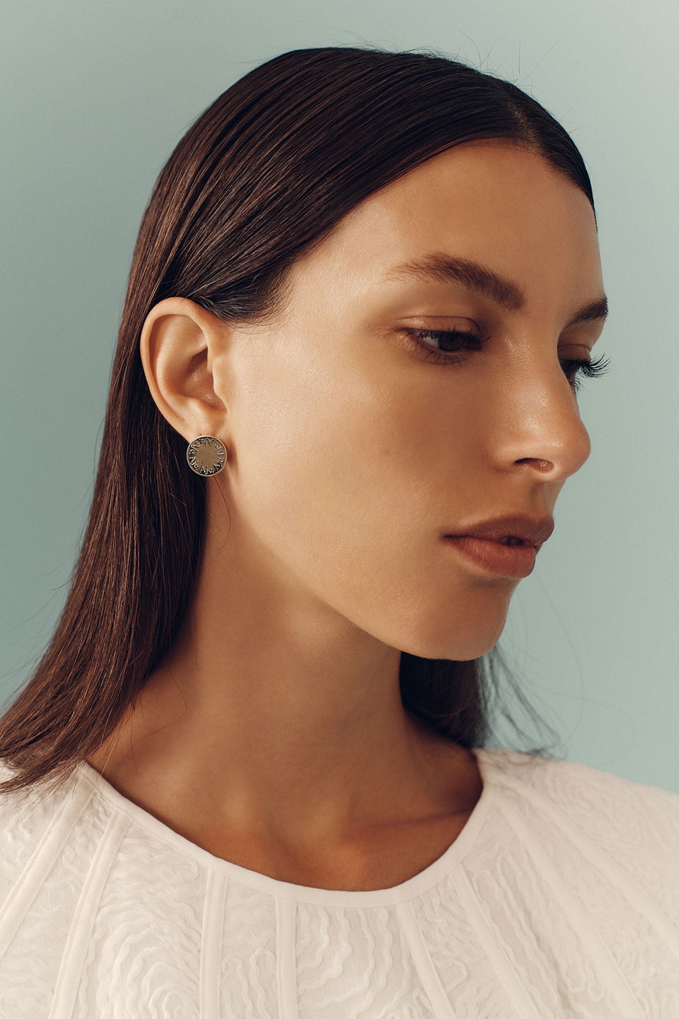 Alethia Logo Stud